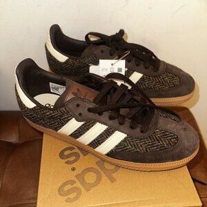 Samba OG Harris Tweed Brown Unisex Sneakers NWT (Women's 8 / Men's 7)